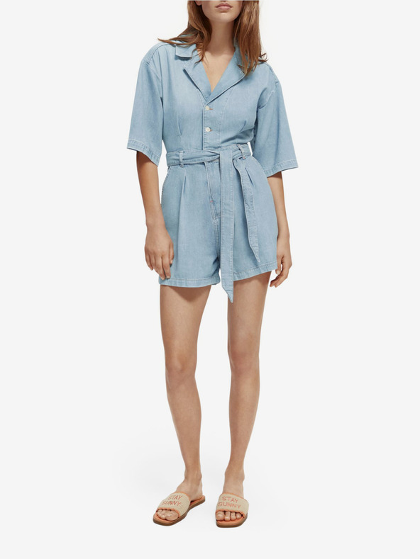 Scotch & Soda Scotch & Soda svijetloplavi ženski traper kombinezon