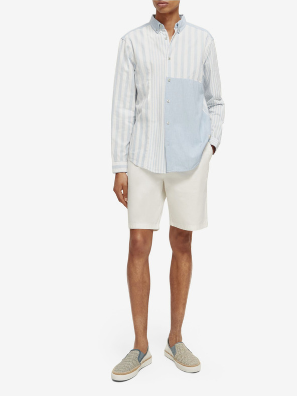 Scotch & Soda Scotch & Soda plavo-bijela muška košulja na pruge