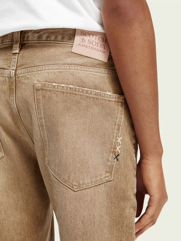 Scotch & Soda Scotch & Soda muške bež traperice ravnog kroja