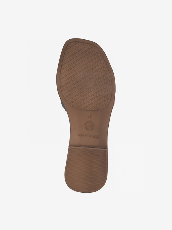 Tamaris Tamaris svijetloljubičaste kožne papuče