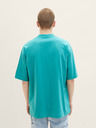 Tom Tailor Denim Tirkizna muška majica Tom Tailor Denim