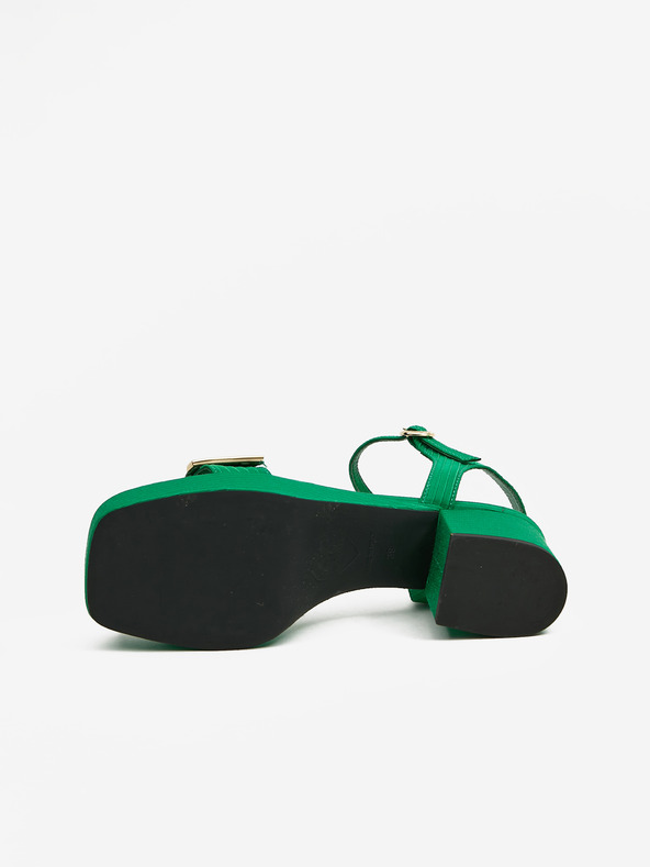 Love Moschino Love Moschino zelene ženske sandale