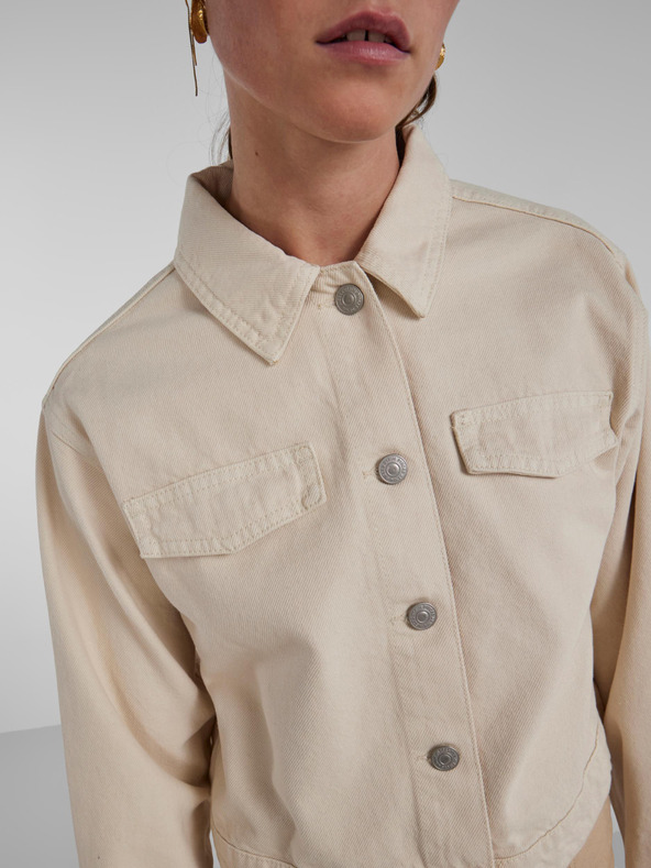 Pieces Pieces Tessie ženska krem ​​traper jakna