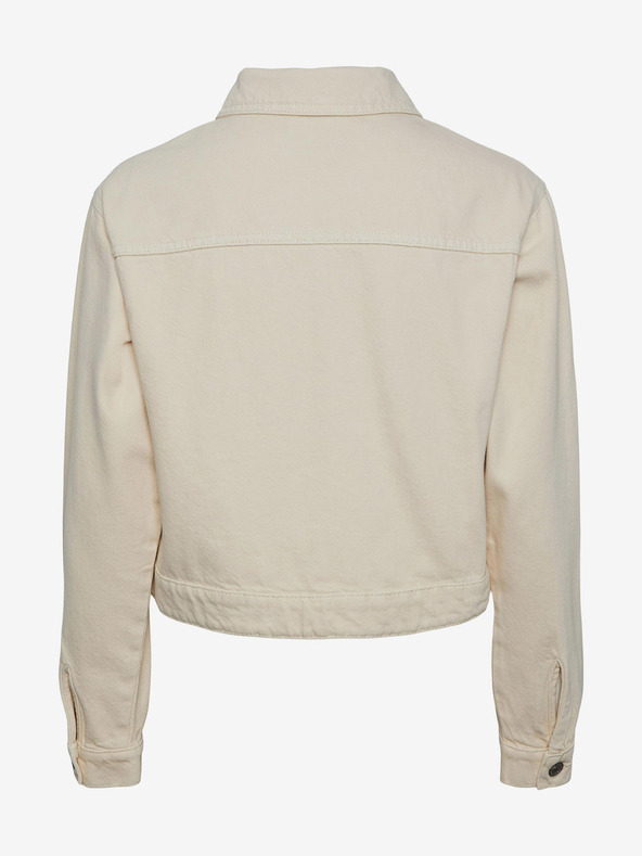 Pieces Pieces Tessie ženska krem ​​traper jakna