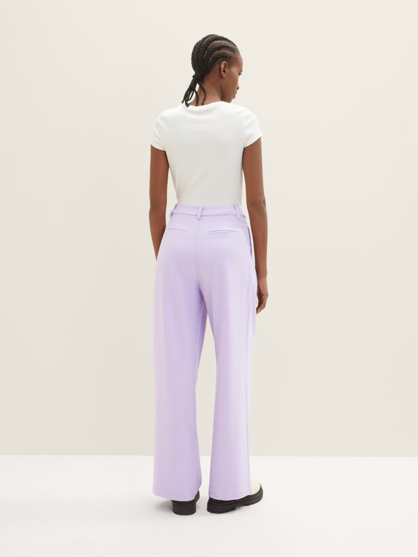 Tom Tailor Denim Svijetlo ljubičaste ženske hlače Tom Tailor Denim