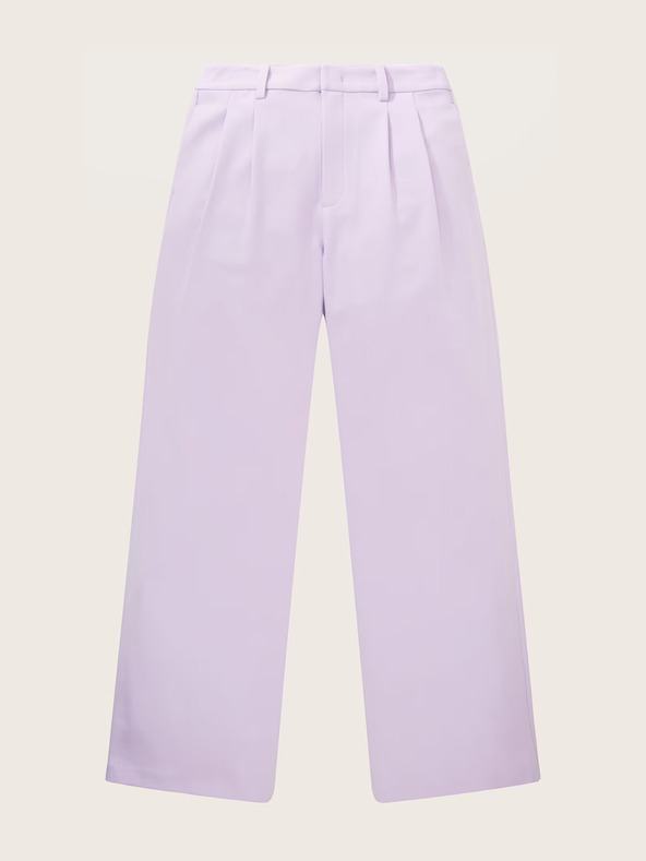 Tom Tailor Denim Svijetlo ljubičaste ženske hlače Tom Tailor Denim