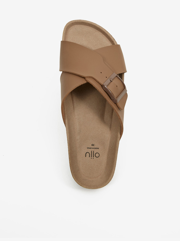 Ojju Smeđe muške papuče OJJU