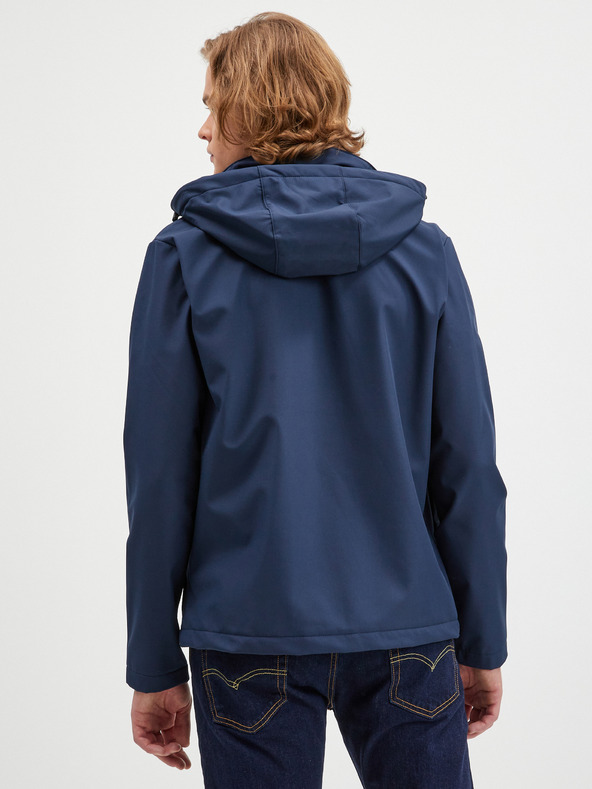 Jack & Jones Muška svijetloplava jakna s kapuljačom Jack & Jones Tyson