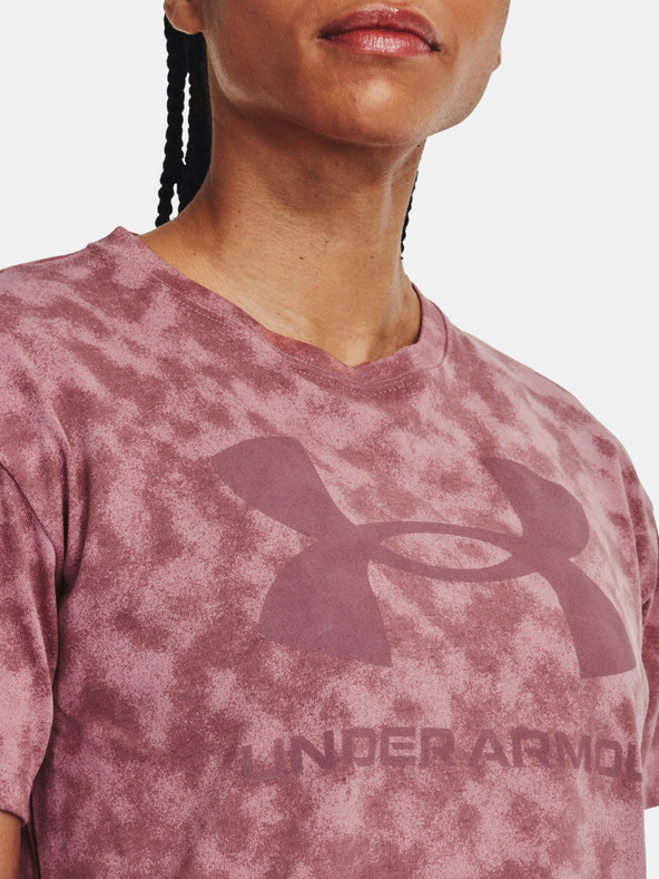 Under Armour Ženska majica Under Armour UA LOGO AOP HEAVYWEIGHT SS