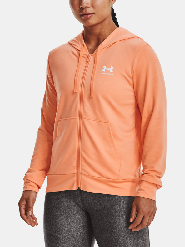 Under Armour Ženski pulover Under Armour Rival Terry FZ Hoodie