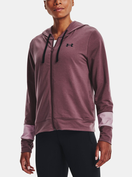 Under Armour Ženski hoodie Under Armour Rival Terry CB FZ Hoodie