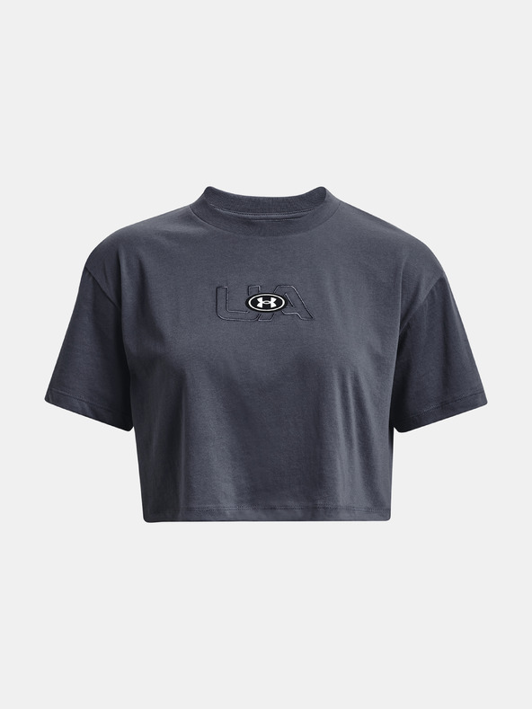 Under Armour Ženska majica Under Armour UA BRANDED LOGO CROP SS