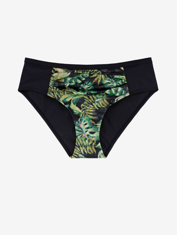 DORINA Zeleno-crni ženski donji dio kupaćeg kostima s uzorkom DORINA Kano