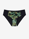 DORINA Zeleno-crni ženski donji dio kupaćeg kostima s uzorkom DORINA Kano