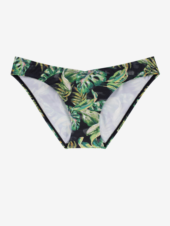 DORINA Crno-zeleni ženski donji dio kupaćeg kostima DORINA Kano s uzorkom