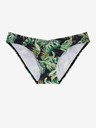 DORINA Crno-zeleni ženski donji dio kupaćeg kostima DORINA Kano s uzorkom
