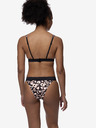 DORINA Ružičasto crni ženski gornji dio kupaćeg kostima s uzorkom DORINA Lagos