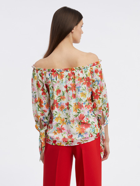 Orsay Crveno-krem ženska bluza cvjetnog uzorka ORSAY
