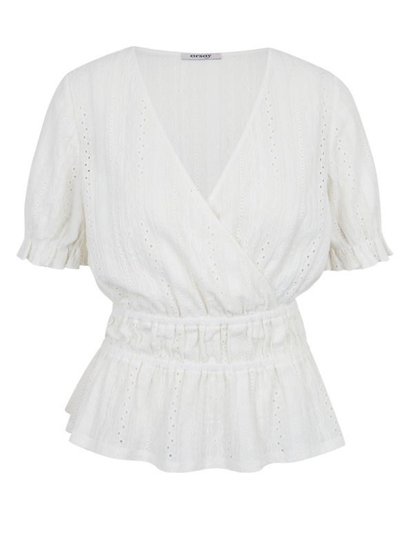 Orsay Bijela ženska bluza s uzorkom ORSAY