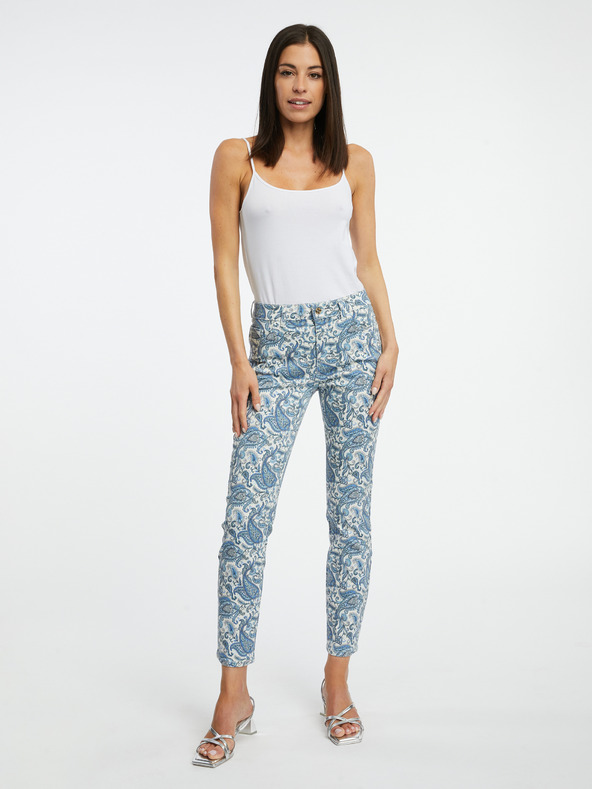 Orsay Plave ženske traperice užeg kroja s uzorkom ORSAY