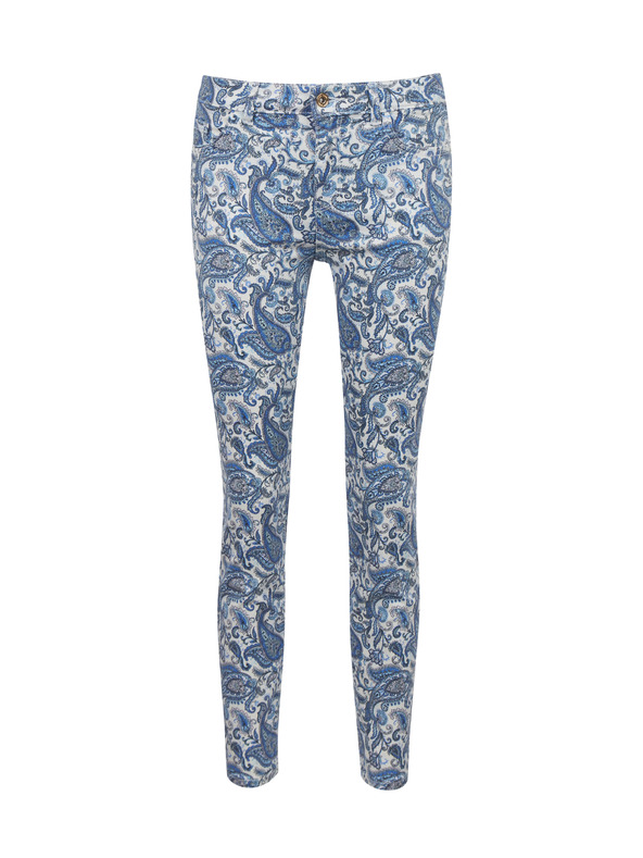 Orsay Plave ženske traperice užeg kroja s uzorkom ORSAY