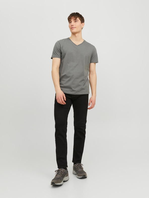 Jack & Jones Jack & Jones Organic siva muška osnovna majica