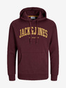 Jack & Jones Jack & Jones muška Josh majica s kapuljačom u boji vina