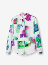 Desigual Desigual Trieste zeleno bijela ženska košulja s uzorkom