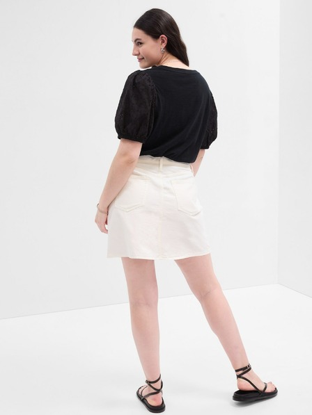 GAP Majica s čipkanim rukavima GAP