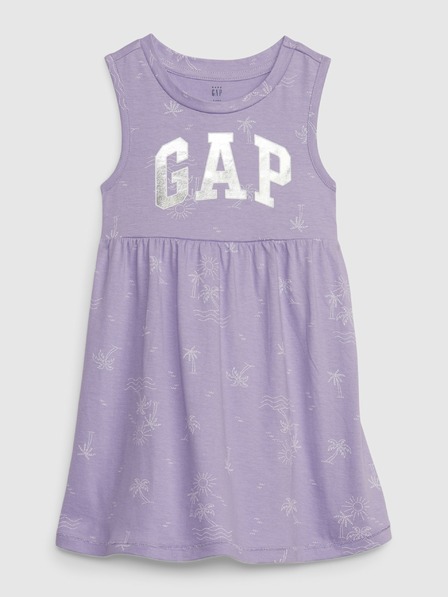 GAP Baby haljine s metalik logom GAP