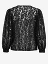ONLY Crna ženska čipkasta bluza ONLY Yrsa