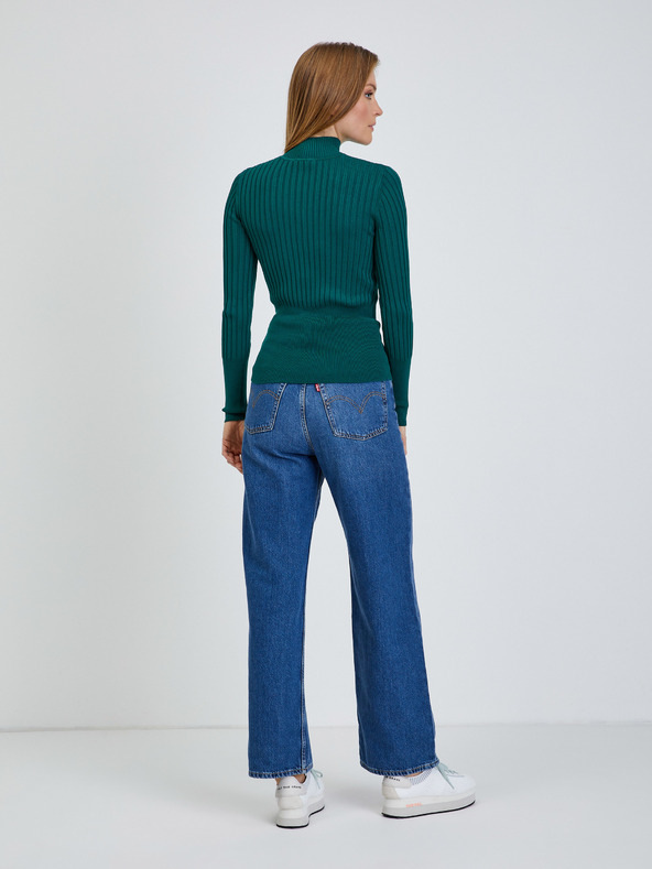 Orsay Zeleni rebrasti pulover ORSAY