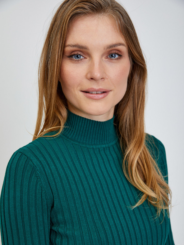 Orsay Zeleni rebrasti pulover ORSAY