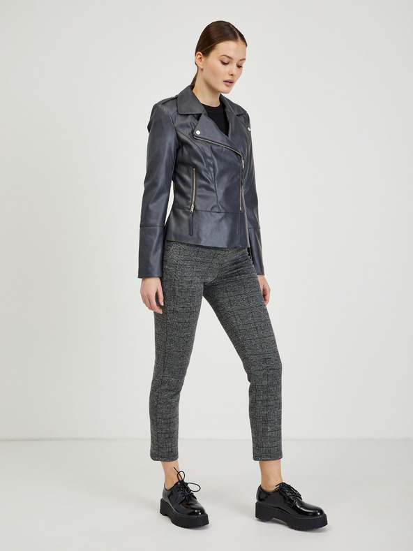 Orsay Crna ženska jakna od umjetne kože ORSAY