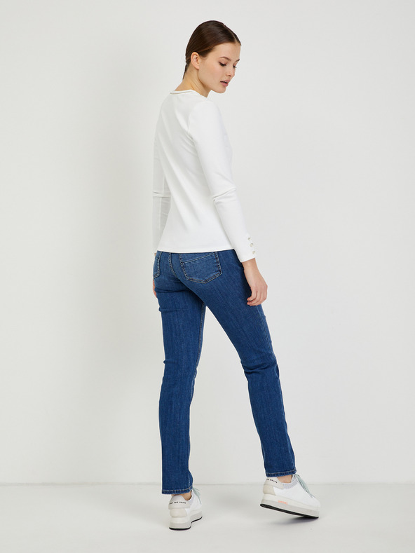 Orsay Bijela ženska majica dugih rukava ORSAY