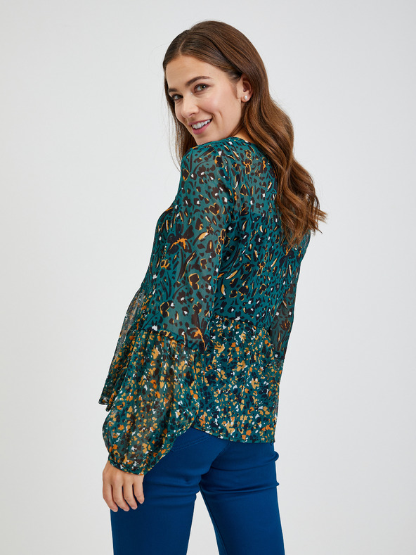 Orsay Zelena ženska bluza s uzorkom ORSAY