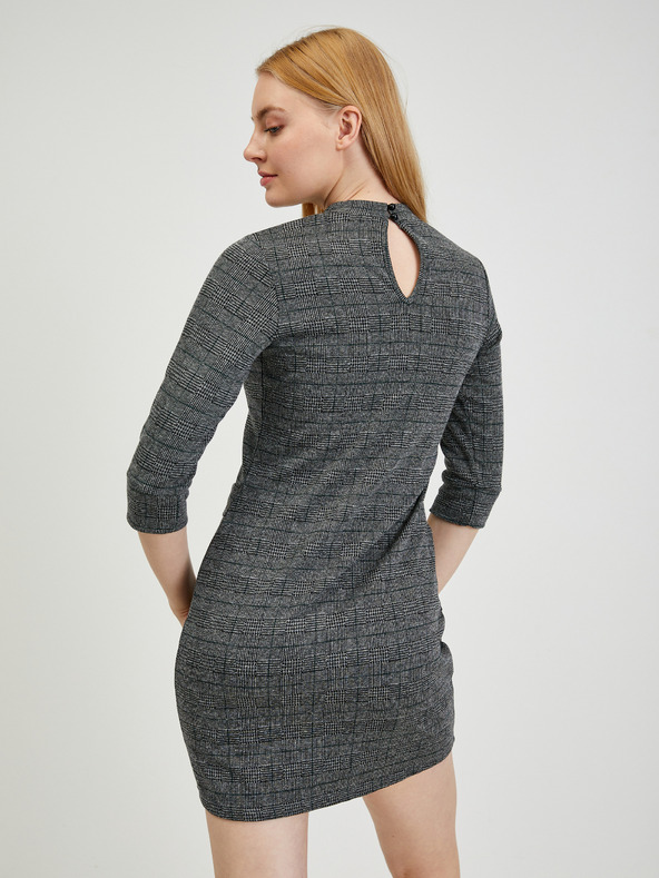 Orsay Siva ženska haljina na kockice ORSAY