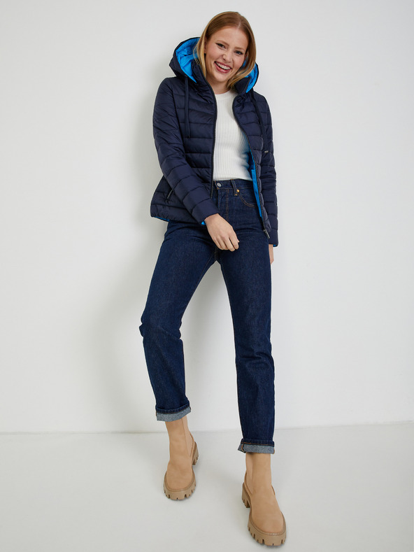 Orsay Tamnoplava ženska zimska prošivena jakna ORSAY