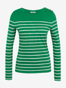 Orsay Bijelo-zelena ženska prugasta majica ORSAY