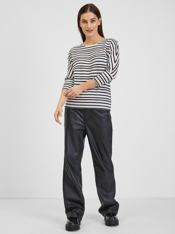 Orsay Svjetloplava ženska prugasta majica ORSAY