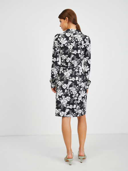 Orsay Bijelo-crna ženska haljina cvjetnog uzorka ORSAY