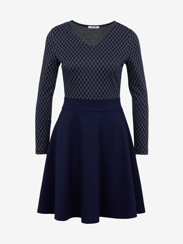 Orsay Tamnoplava ženska haljina s uzorkom ORSAY