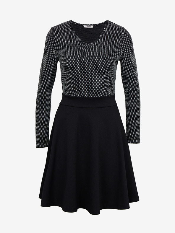 Orsay Crna ženska haljina s uzorkom ORSAY