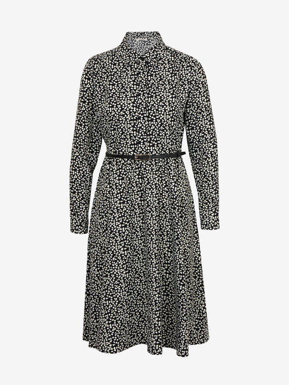 Orsay Bijelo-crna ženska haljina s uzorkom ORSAY