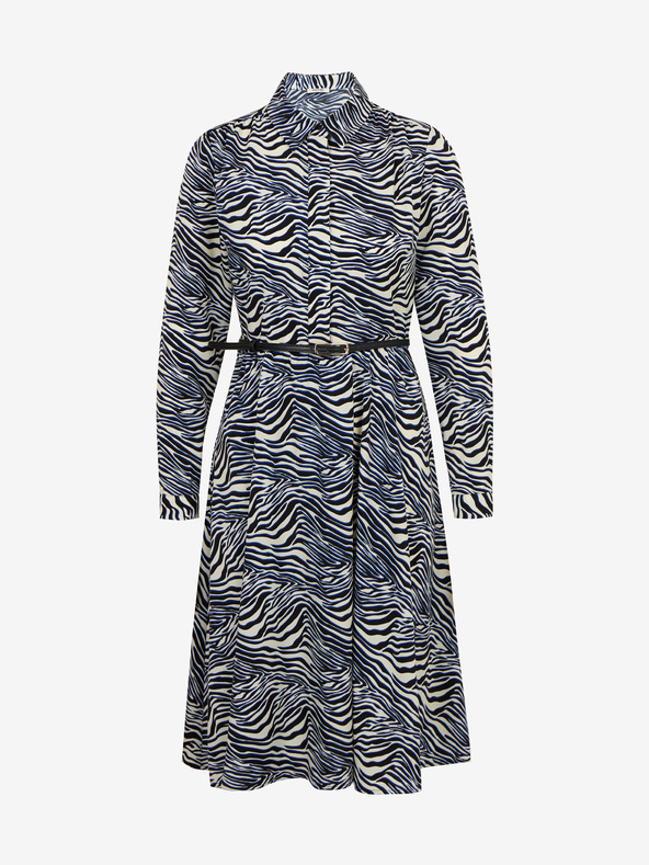 Orsay Plavo-bijela ženska haljina s uzorkom ORSAY