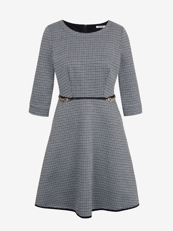 Orsay Bijelo-crna ženska haljina s uzorkom ORSAY