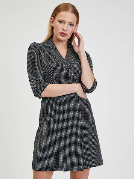 Orsay Bijelo-crna ženska haljina s uzorkom ORSAY