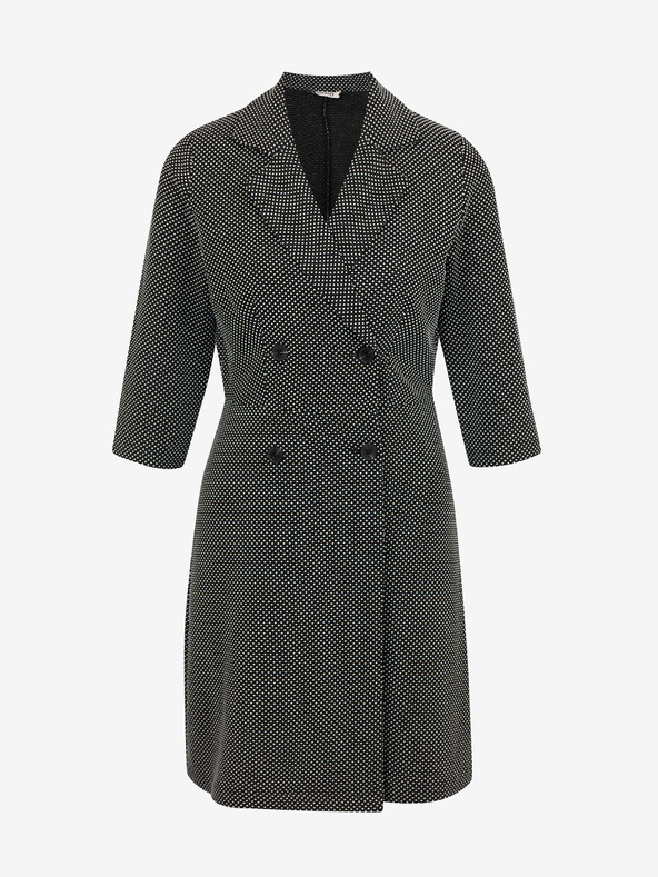 Orsay Bijelo-crna ženska haljina s uzorkom ORSAY