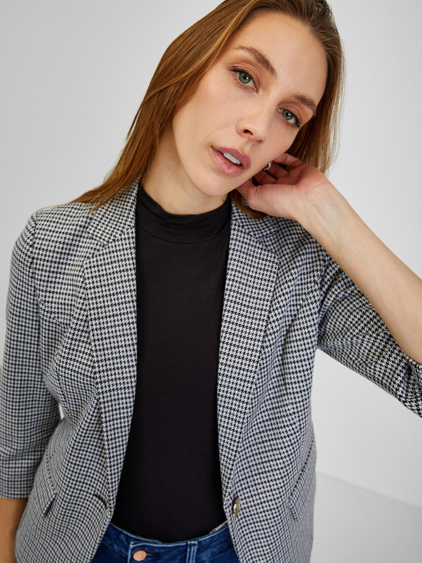 Orsay Bijelo-crni karirani ženski sako ORSAY