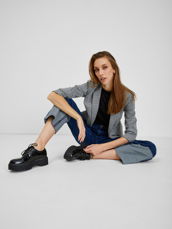 Orsay Bijelo-crni karirani ženski sako ORSAY